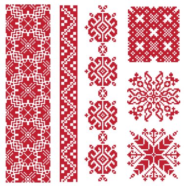 Etnik vektör Dikişsiz desen