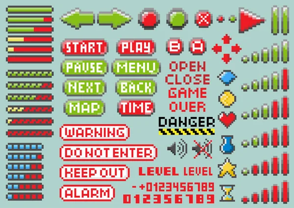 Navigasyon için piksel öğeleri kümesi