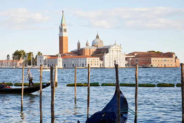 Venecia Italia Agosto 2017 San Giorgio Maggiore Isla Basílica Con — Foto de Stock