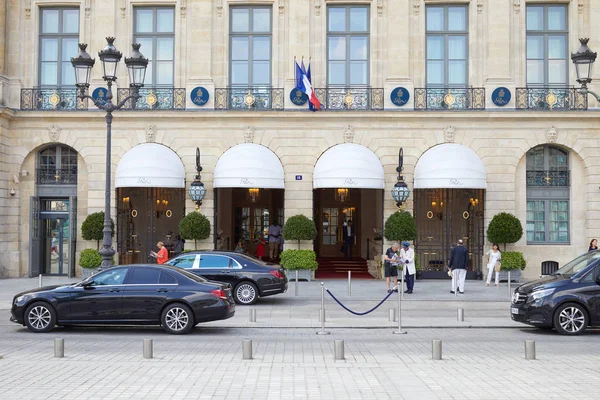 Paris França Julho 2018 Ritz Hotel Luxo Lugar Vendome Paris — Fotografia de Stock