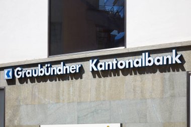 SANKT MORITZ, SWITZERLAND - AUGUST 16, 2018: Graubundner Kantona