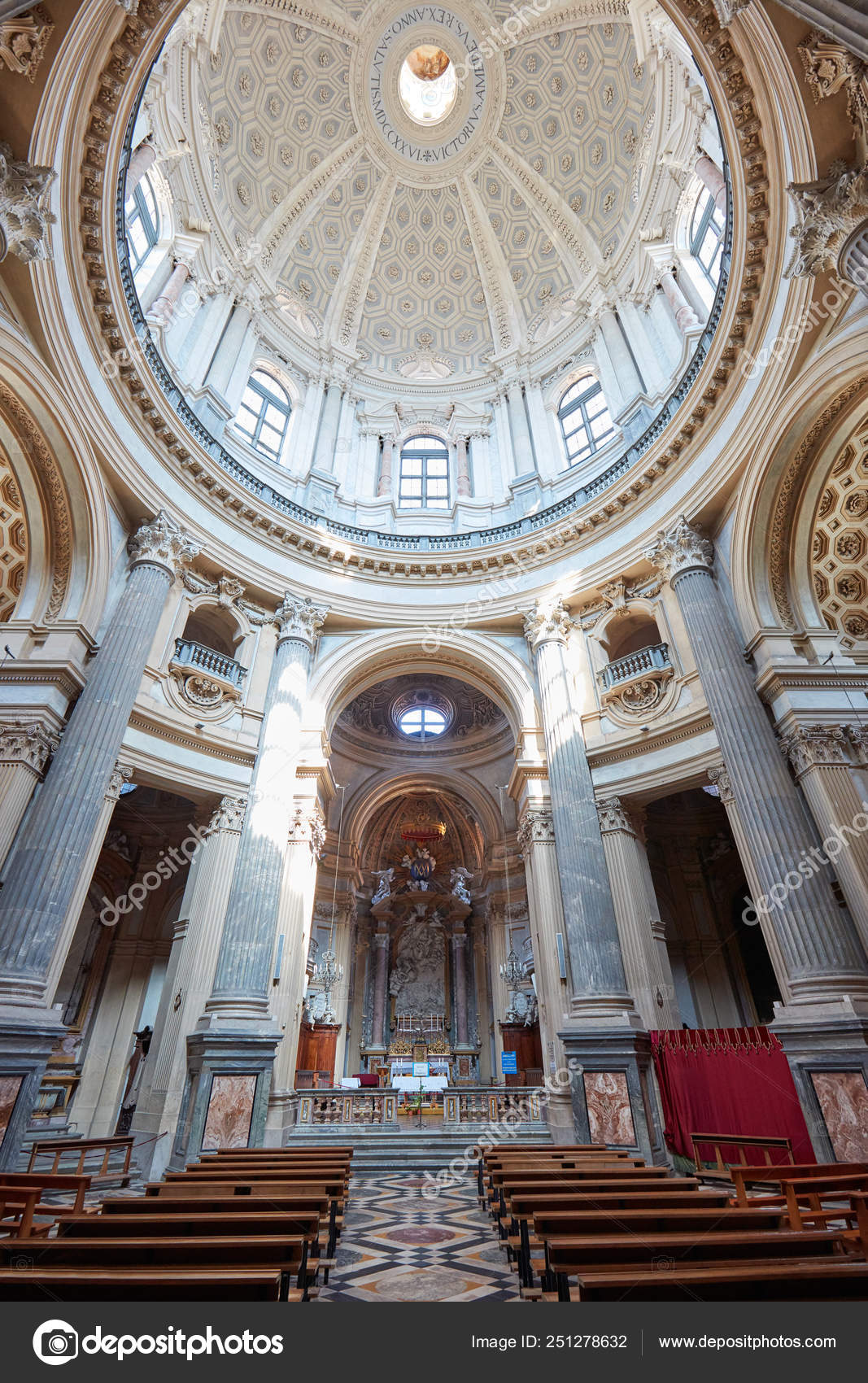 Church Santuario Di Superga Turín Italia Agosto 2017 Superga