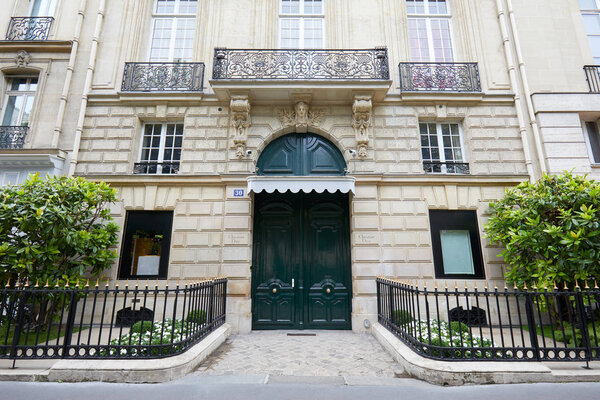 PARIS, FRANCE - JULY 22, 2017: Christian Dior building, maison in avenue Montaigne 30 in Paris, France.