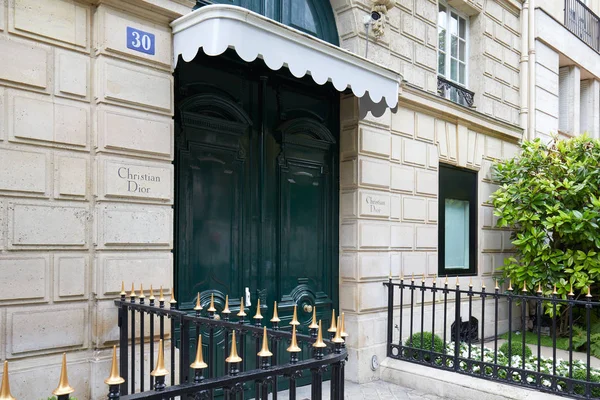 Paryż Lipca 2017 Christian Dior Budynku Maison Avenue Montaigne Paryż — Zdjęcie stockowe