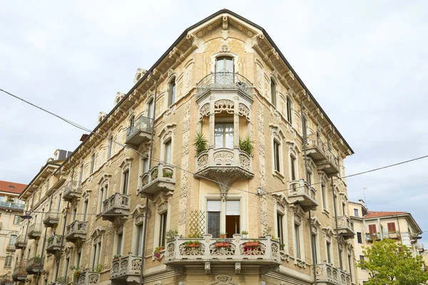 Turin Italya Eylül 2017 Torino Italya Çiçek Süsleri Ile Art — Stok fotoğraf