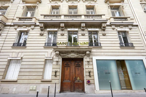 Paris Fransa Temmuz 2017 Yves Saint Laurent Ofis Binası Avenue — Stok fotoğraf