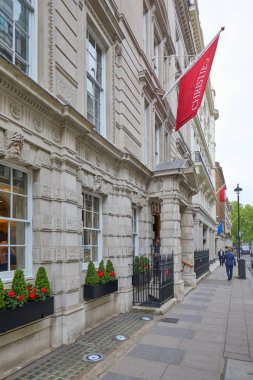 LONDON - MAY 17, 2019: Christie's famous auction house building 
