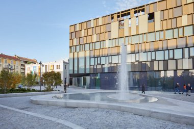 Nuvola Lavazza bina Çağdaş Mimarlık tarafından cino Zucchi in Turin, Italya.