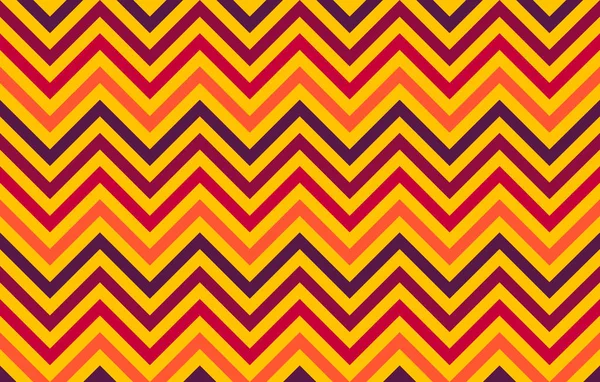 Linhas Chevron Abstratas Tons Vermelho Laranja Sobre Fundo Amarelo Recurso — Fotografia de Stock