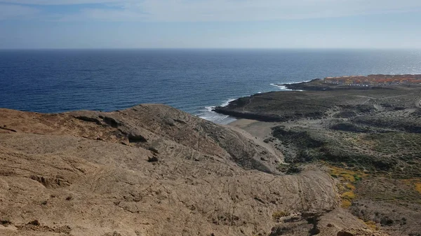 Pelada Dağ Veya Montana Pelada Küçük Vahşi Plaj Çevreleyen Tenerife — Stok fotoğraf