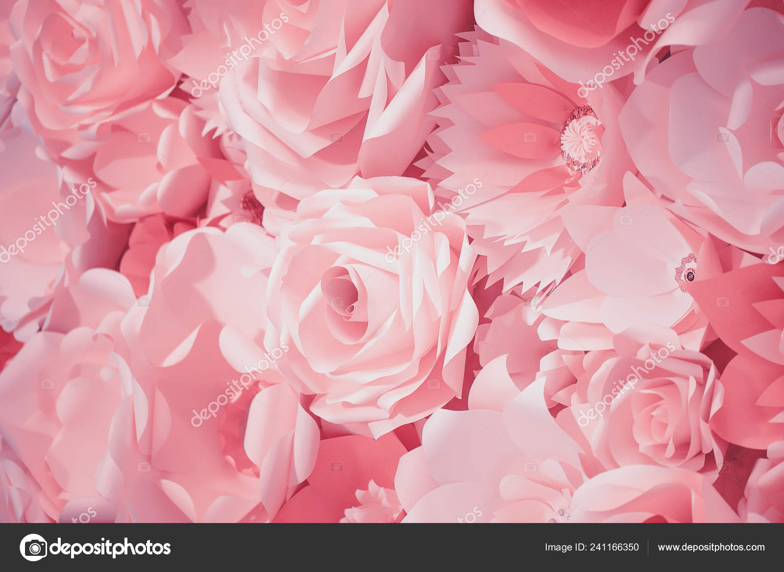Flower Baby Shower Ideas Color Filter Effect Pink Paper Flower