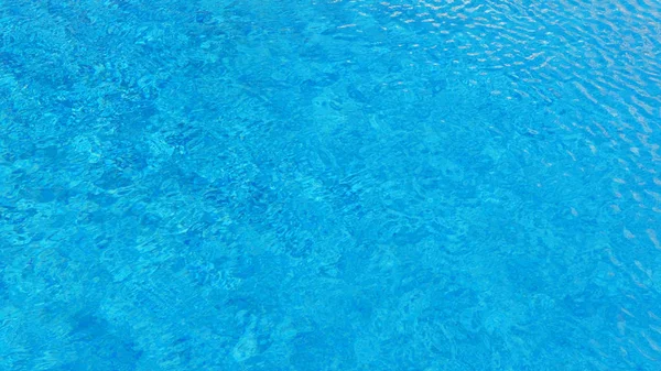 Zwembad Water Achtergrond Met Textuur Van Wateroppervlak Met Rimpel Effect — Stockfoto