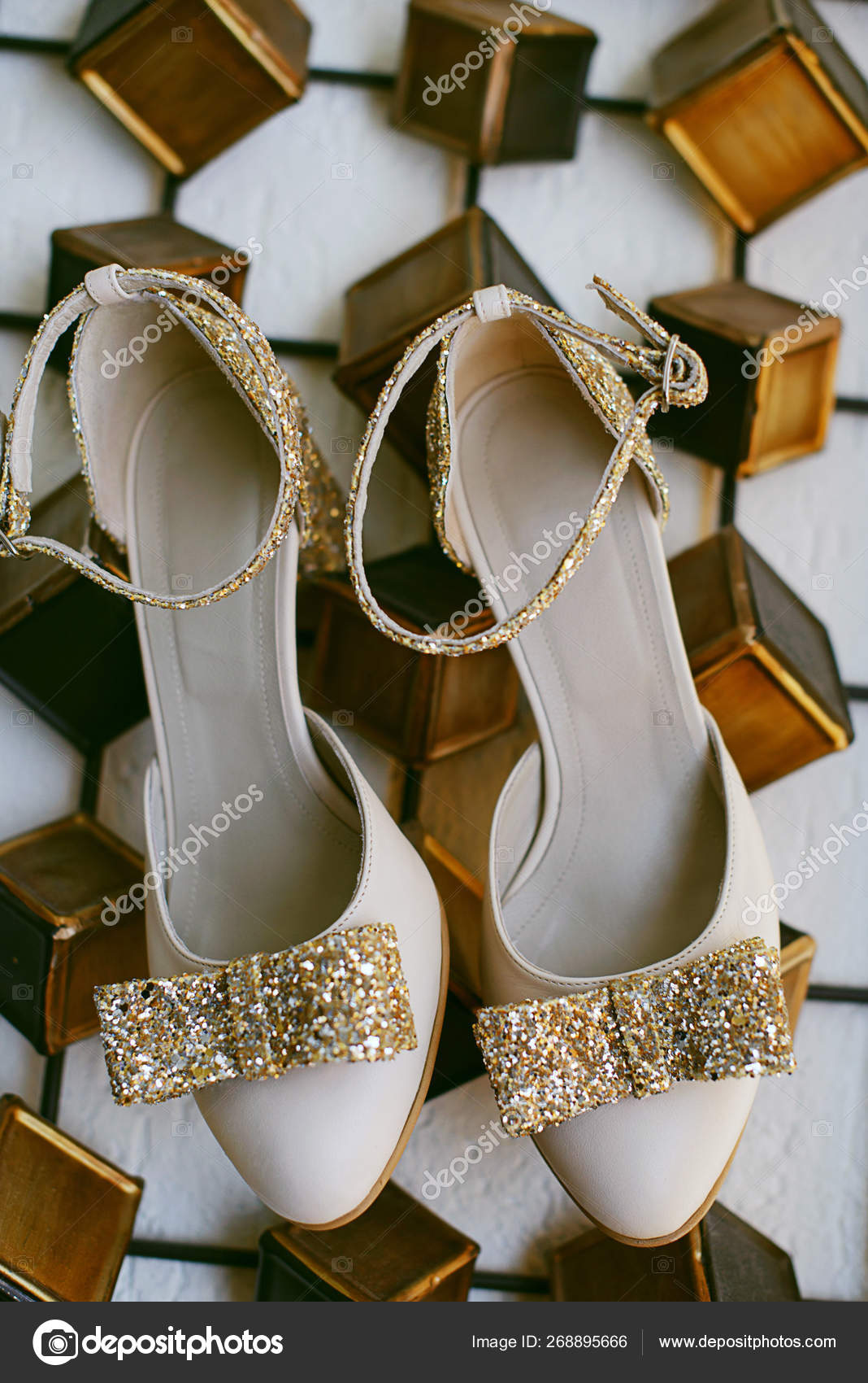beige evening shoes