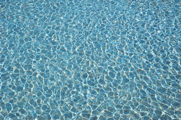 Schwimmbad Wasser Hintergrund Mit Textur Der Wasseroberfläche Mit Welleneffekt Konzept — Stockfoto
