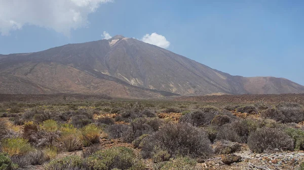 Класичний Напрямок Мальовничим Видом Pico Del Тейде Лас Каньядас Дель — стокове фото