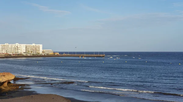 Medano Teneriffa Kanarieöarna Spanien Mars 2019 Utsikt Över Den Vulkaniska — Stockfoto