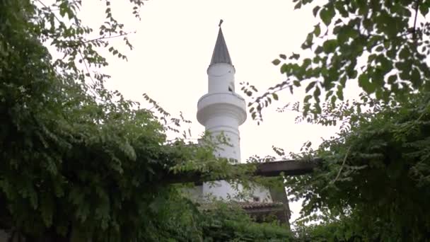 Balchik Palace Quiet Nest Palace Balchick Bulgaria August 2019 Approaching — Vídeo de Stock