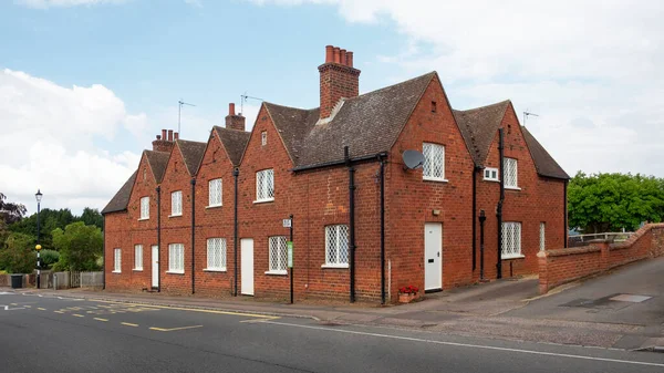 Bedford Street Woburn Bedfordshire Inglaterra Agosto 2018 Carretera Sin Tráfico — Foto de Stock