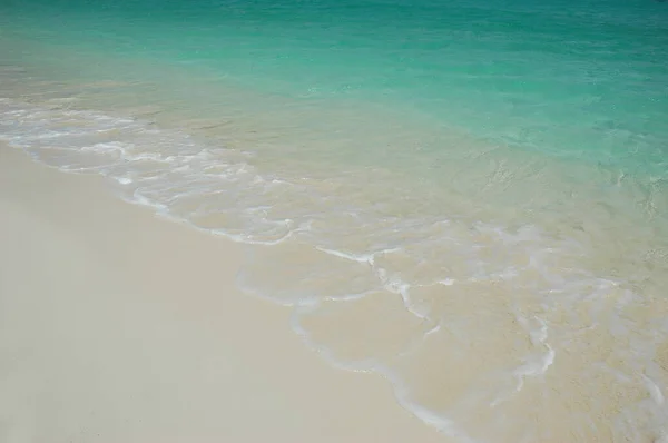 Mer Tropicale Des Caraïbes Sable Blanc Fin Concept Pour Des — Photo