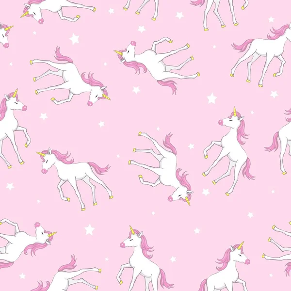 Modèle Vectoriel Licorne Mignon — Image vectorielle