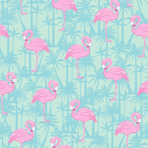 Tropical flamingo pattern, abstract, africa, animal, bird,  illustration