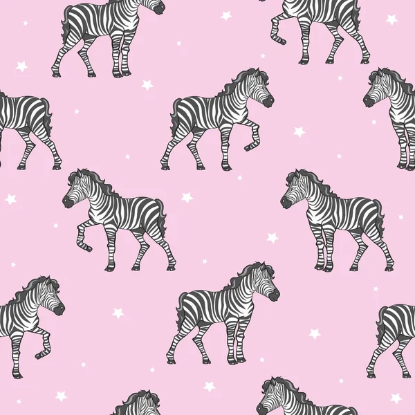 Zebra deseni, çocuk safari izi.