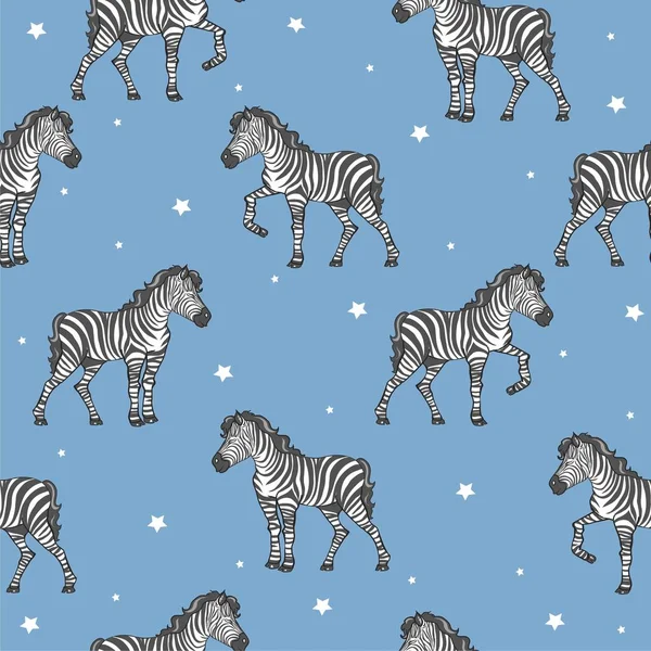 Zebra deseni, çocuk safari izi.