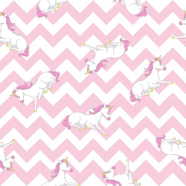 cute unicorn vector pattern