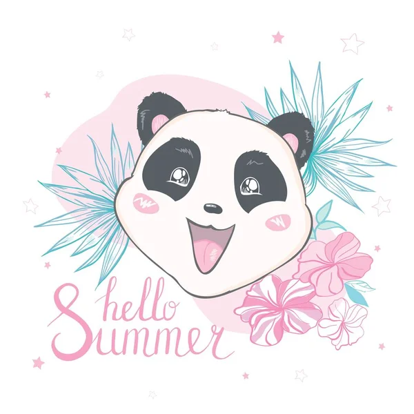 Vector Panda Illustration Panda Vector Illustration Animal Vector — Stock Vector