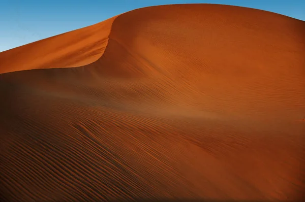 Коричневые Песчаные Дюны Пустыни Сахара — стоковое фото