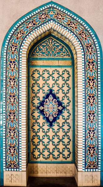 Mosaico Islâmico Obra Arte Interior — Fotografia de Stock
