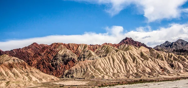 Montañas Rocosas Erosionadas Junto Autopista Karakoram Cerca Del Lago Karakol — Foto de Stock