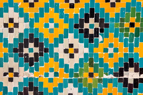 Patrón Mosaico Islámico Mezquita Maza Sharif Afganistán —  Fotos de Stock