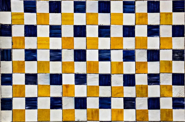 Arte Padrão Mosaico Português — Fotografia de Stock