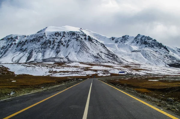 Impresionante Vista Autopista Karakoram Cerca Frontera Entre China Pakistán — Foto de Stock