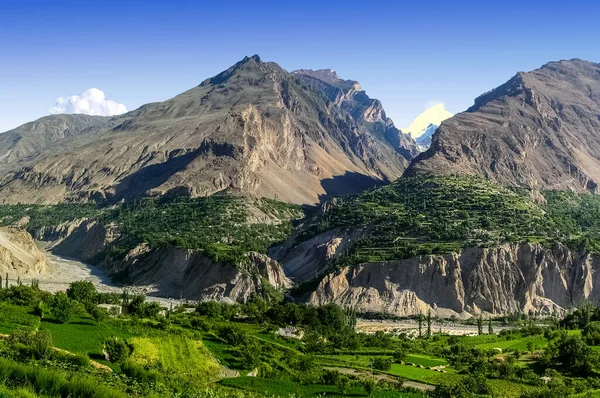 Hunza Κοιλάδα Στην Οροσειρά Karakoram — Φωτογραφία Αρχείου