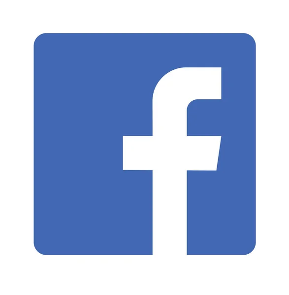 TERNOPIL, UKRAINE - NOVEMBER 24, 2018: Facebook logo. Facebook icon. — Stock Vector