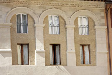 Siena, İtalya - 05 Temmuz 2008: Piazza del Campo Siena ana meydanı olan