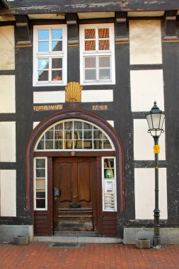 Hameln, Almanya - 07 Mart 2009: Hameln Merkezi Almanya'da bir evde ayrıntılarını