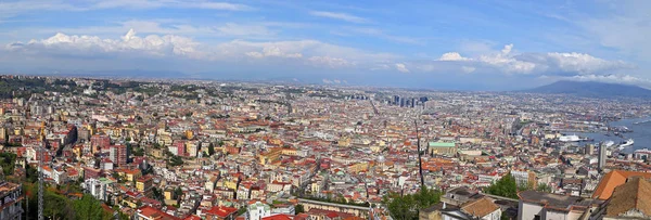 Naples Italia Abril 2014 Panorama Nápoles Nápoles Capital Región Italiana — Foto de Stock
