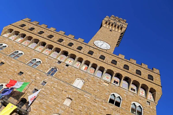 Florence Olaszország Augusztus 2018 Palazzo Della Signoria Piazza Della Signoria — Stock Fotó