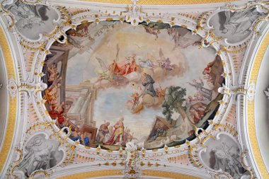 San Giacomo Kilisesi ve San Leonardo Alta Badia-Dolomites