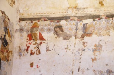 Urbino, İtalya - 3 Ocak 2019. Palazzo Ducale Müzesi (Ducal Palace), Urbino. Mart Bölgesi, İtalya
