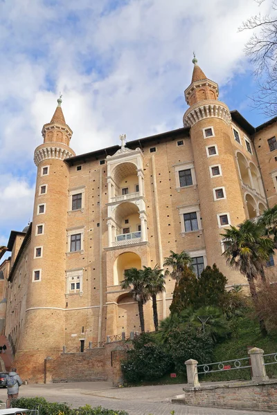 Urbino Italia Enero 2019 Palazzo Ducale Palacio Ducal Ahora Museo — Foto de Stock