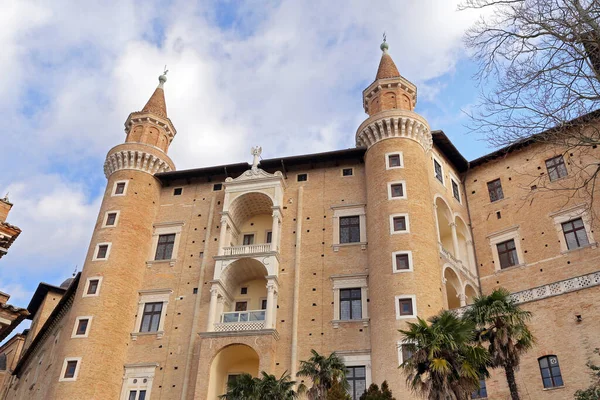 Urbino Italia Enero 2019 Palazzo Ducale Palacio Ducal Ahora Museo — Foto de Stock