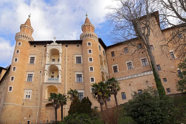 Urbino Italia Enero 2019 Palazzo Ducale Palacio Ducal Ahora Museo — Foto de Stock