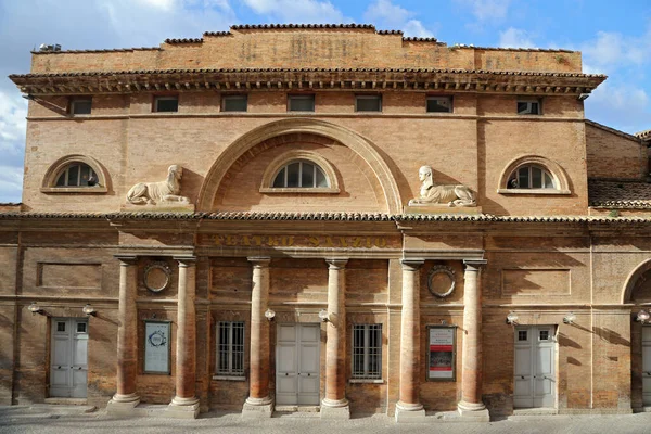 Teatro Sanzio Urbino Ciudad Patrimonio Humanidad Las Marcas Italia — Foto de Stock