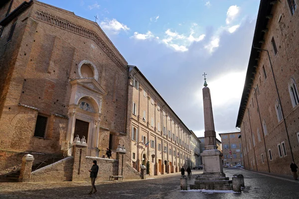 Urbino Italië Januari 2019 Glimpen Van Stad Urbino Stad Werelderfgoed — Stockfoto