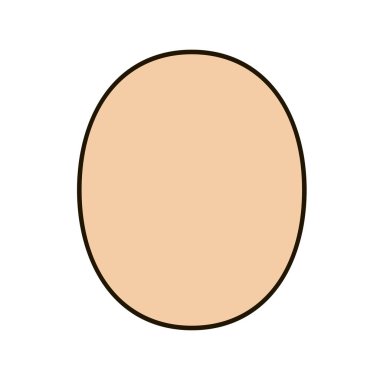 yüz, farklı formları vektör icoka. keskin anahat