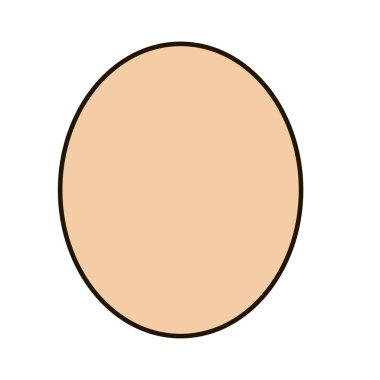  yüz, farklı formları vektör icoka. keskin anahat